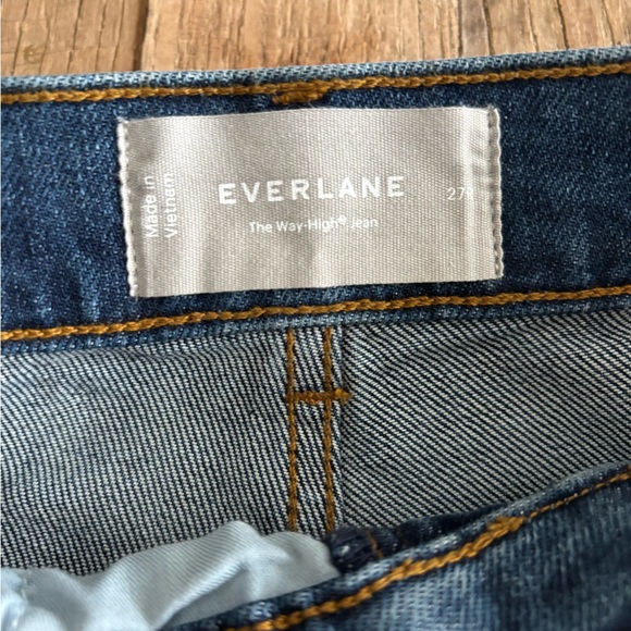EVERLANE The Way High Jean in Vintage Indigo - Picture 6 of 7